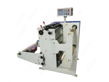 Straw paper roll slitter and rewinder machine