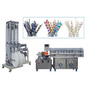 High speed green friendly automatic multi-cutters paper drinking straw making machine
